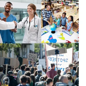 Sectors that HQE applies to are Healthcare, Schools, and public safety. They apply to many others also,