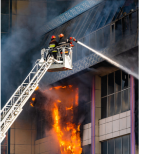 School that is on fire that needs HQE Systems integrated technology that uses Artificial Intelligence and Machine Learning.