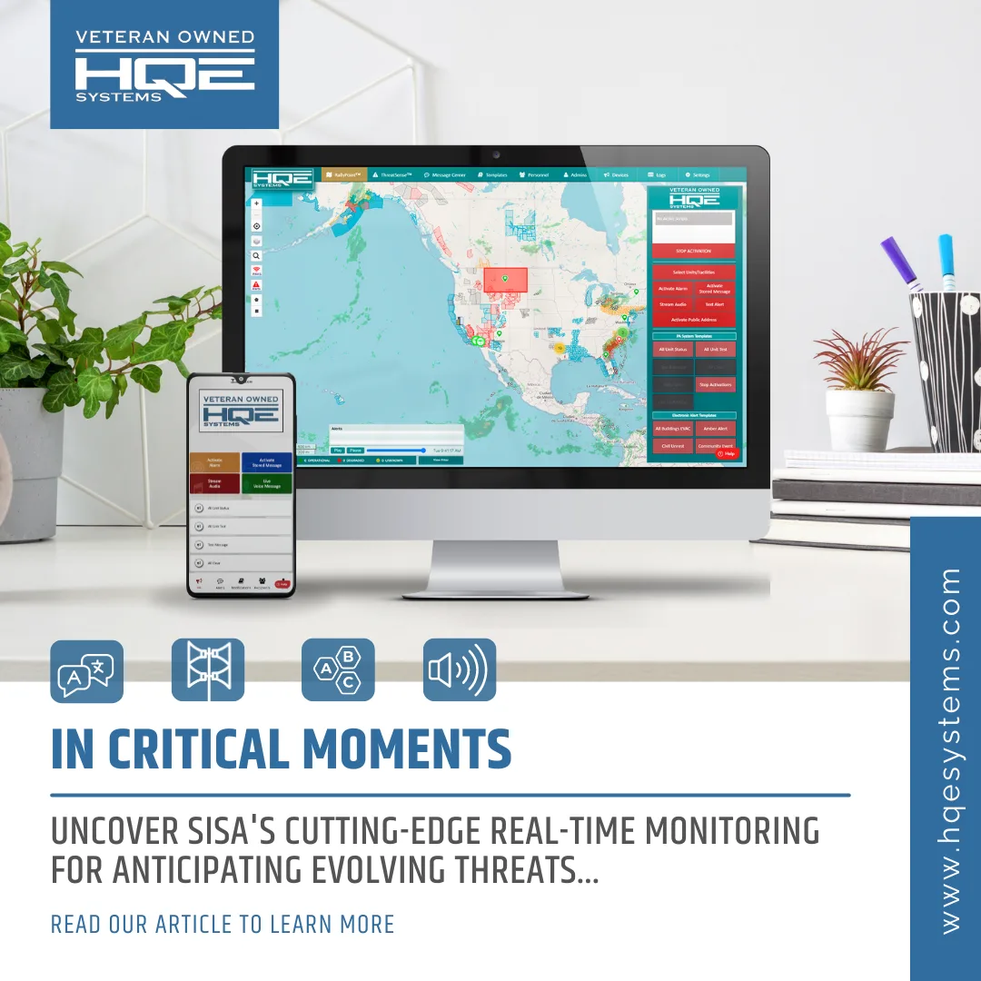 Real-Time Monitoring for life safety, electronic security, and mass notification from HQE Systems.