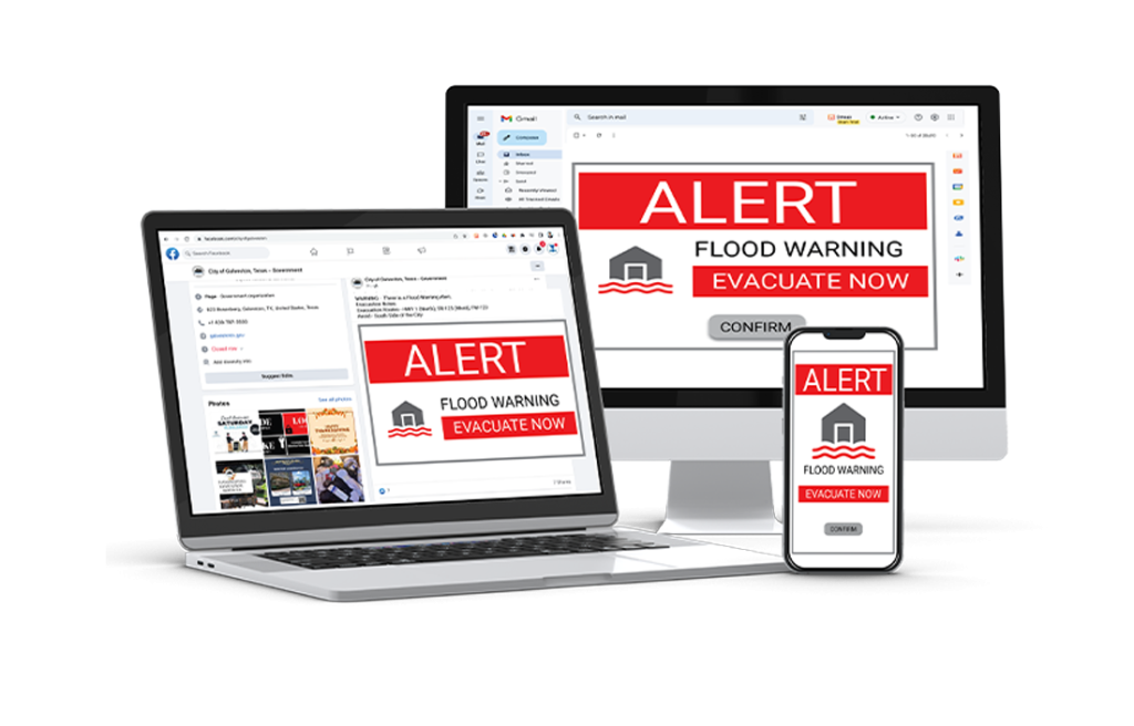Emergency Flood Warning Alert Using SirCom's Mass Notification System