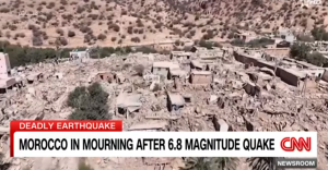 Destroyed buildings and homes from earthquake in Morocco – September 2023 CNN news 