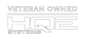 HQE Veteran Owned Logo White