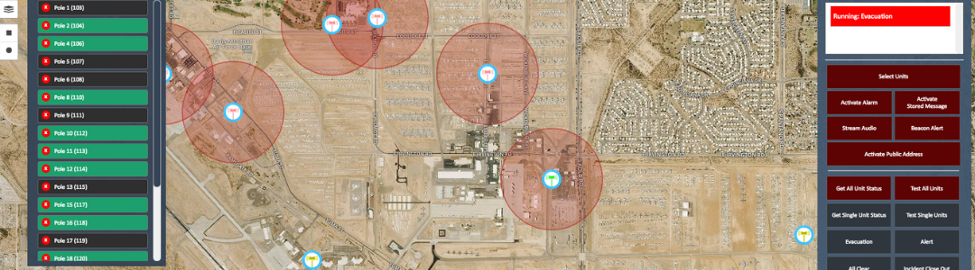 SiSA Geolocation integrated by HQE Systems a company that specializes in emergency mass notification and systems integration.