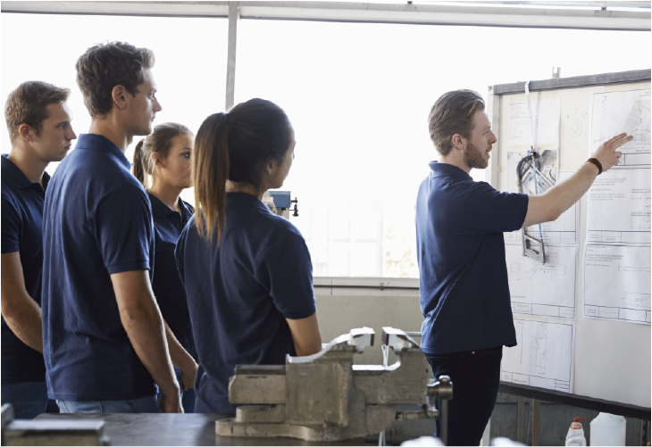 HQE engineers whiteboard