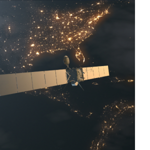 Satellite For Hurricanes used by emergency managers for life safety technology that use artificial intelligence and machine learning integrated in by HQE Systems.