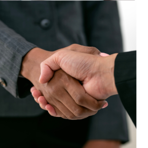 Business handshake for CTM industry, 