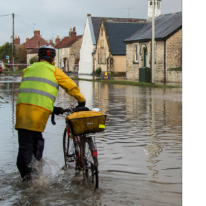 Hurricane flood situation that is in need of unified emergency management system for mass notification and life safety needs from HQE Systems a unified mass notification system company that specializes in mass notification systems and integration. 