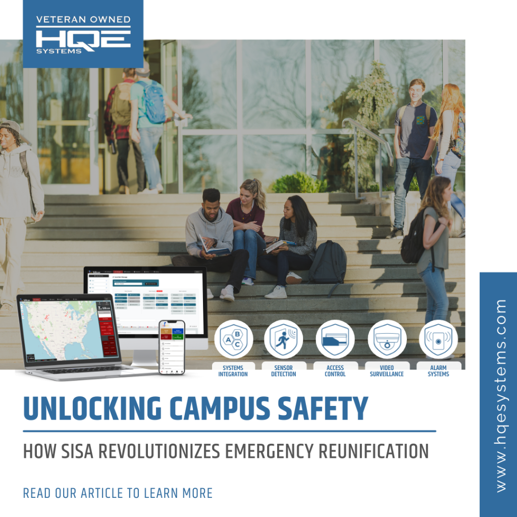 K-Universities in need of re-unification for life safety and management using HQE Systems mass notification systems w integration into SISA