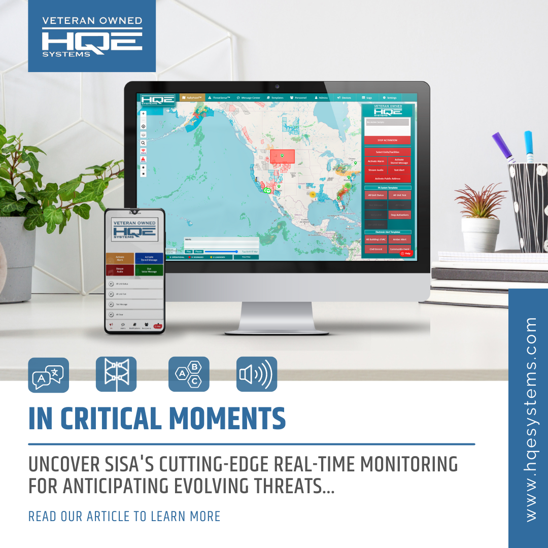 Real-Time Monitoring for life safety, electronic security, and mass notification from HQE Systems.