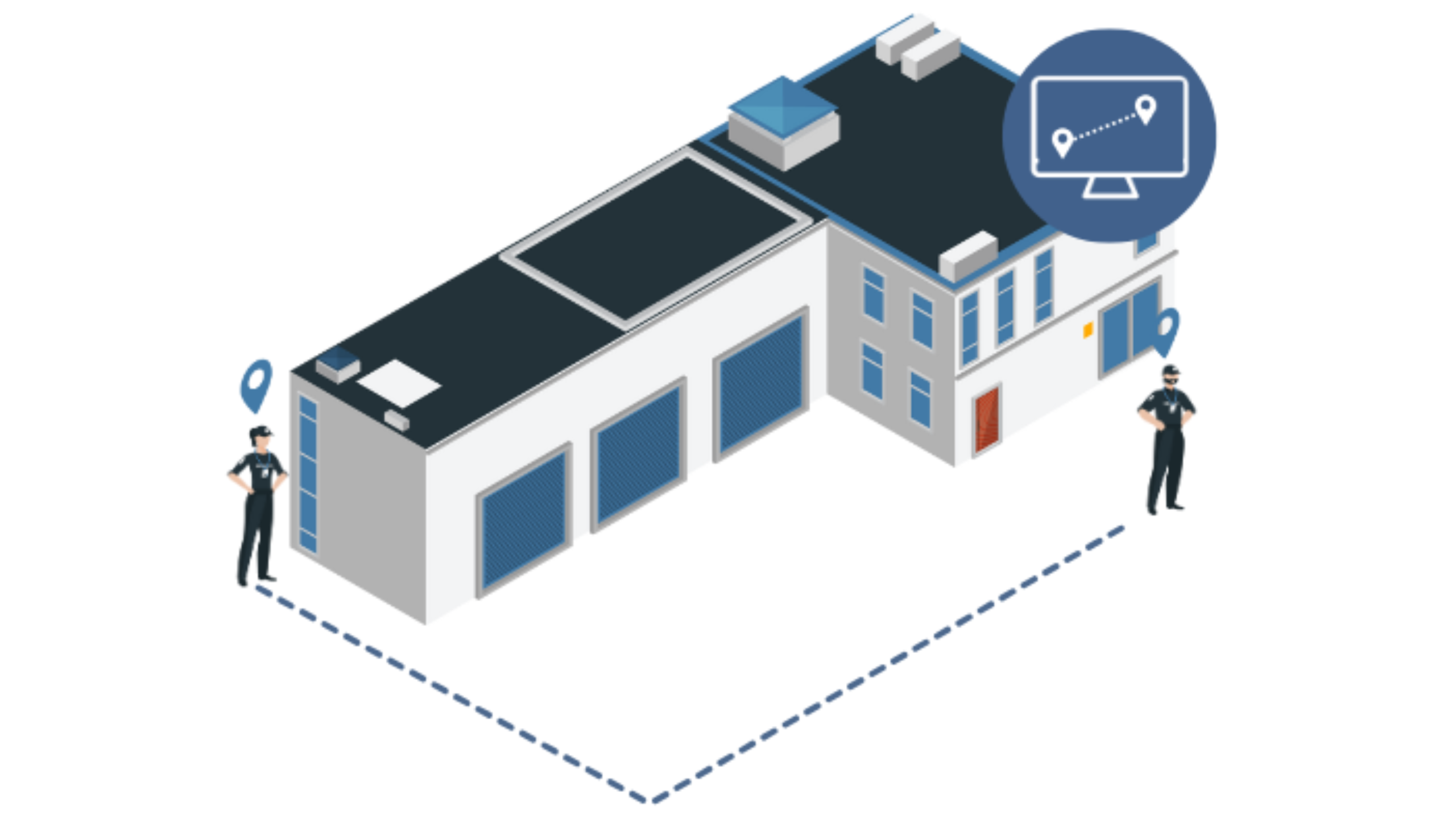 Real-Time Monitoring for event security and event management for safety and tracking of guards.