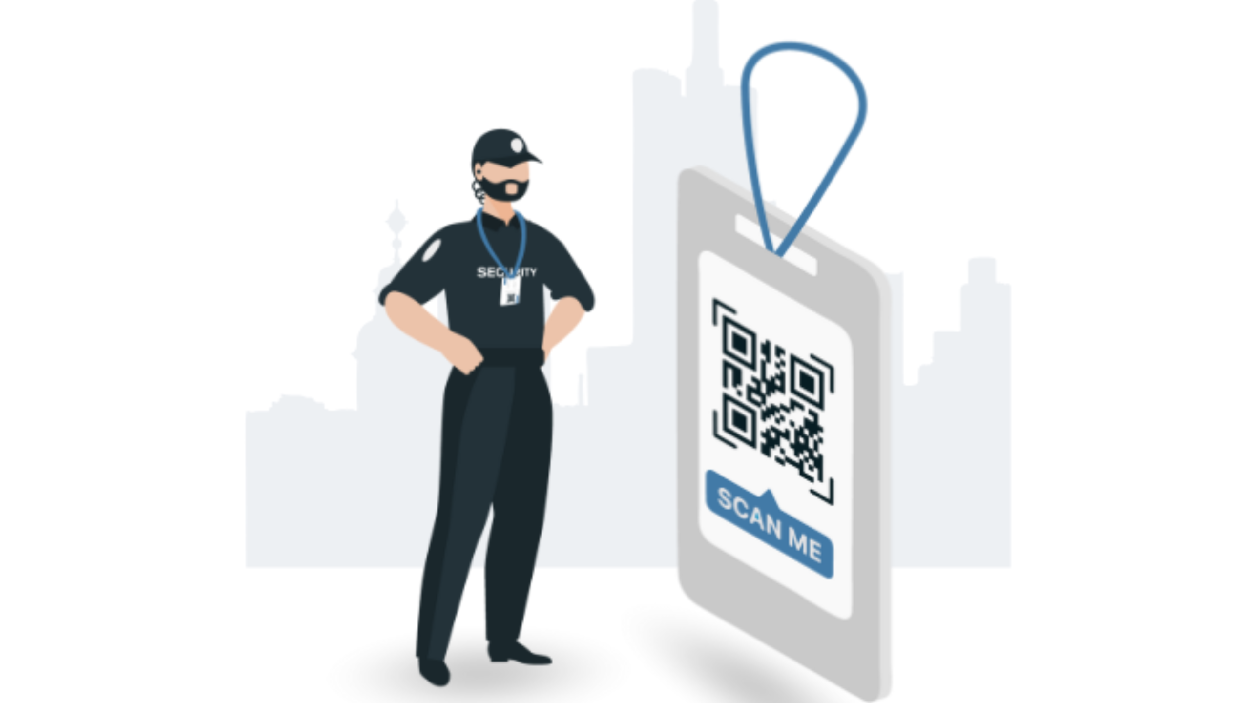 Interactive Guard badges for event security management to protect against compliance laws.