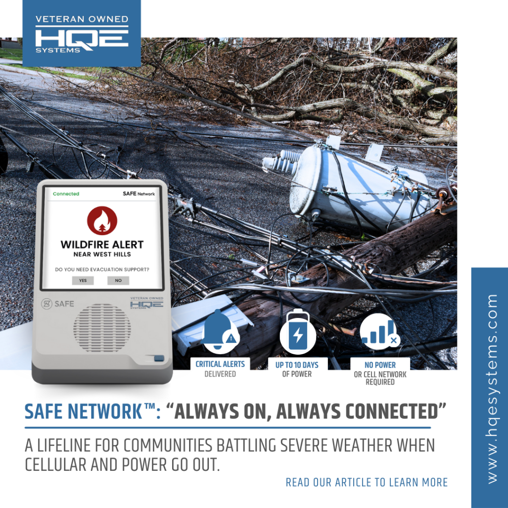 SAFE Network- Portable Alert Unit (PAU) from HQE Systems for life safety and emergency communication