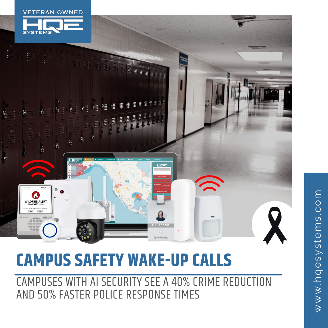 The Campus Safety Wake-Up Calls We Can't Ignore. HQE Systems has life safety solutions for campus safety.